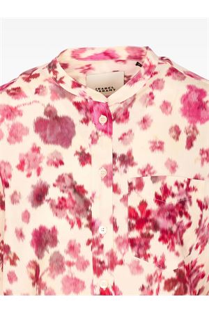 Blusa rusak in seta con rose stampate ISABEL MARANT | CH0293FCD1J11I40PK